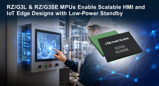 Renesas launches 64-bit MPUs for advanced HMI and IoT Edge systems