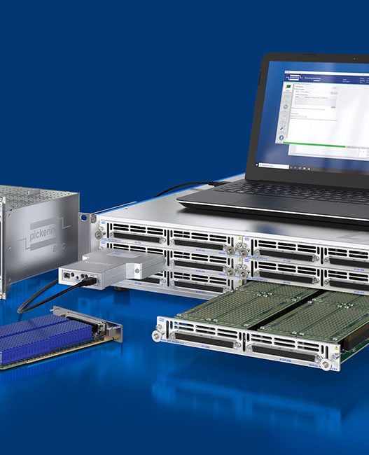 Scalable signal switching for semiconductor test at Microelectronics UK