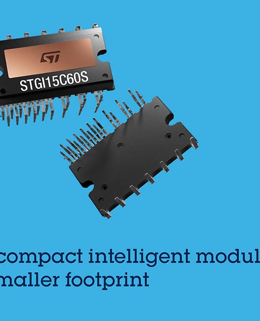 Sizably smaller intelligent power modules from STMicroelectronics