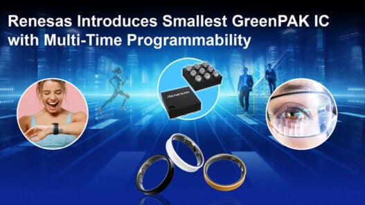 Smallest configurable GreenPAK IC with multi-time programmability
