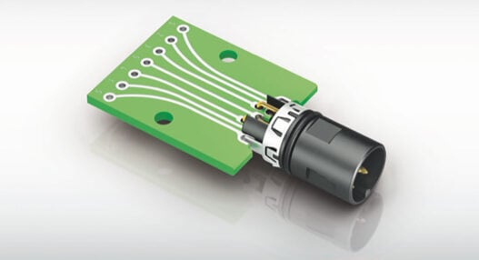 binder expands the M12 portfolio with angled PCB connectors
