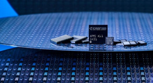 ICsense ASICs on semiconductor wafer