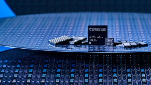 ICsense ASICs on semiconductor wafer