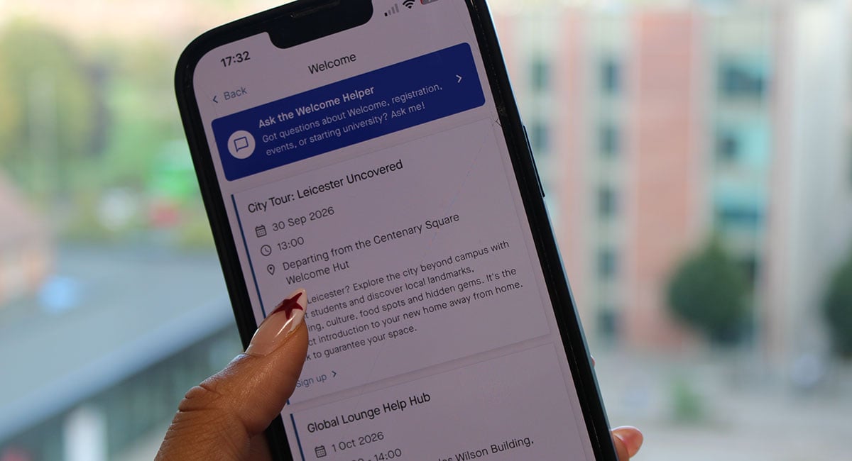Leicester launches AI student helper