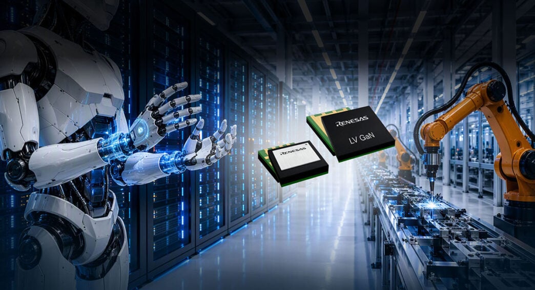 Renesas: first low-voltage GaN FETs for AI, data centres, and robotics