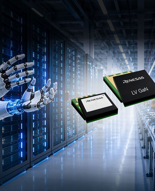 Renesas: first low-voltage GaN FETs for AI, data centres, and robotics