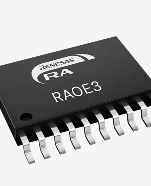 Mouser now shipping new Renesas RA0E3 microcontrollers