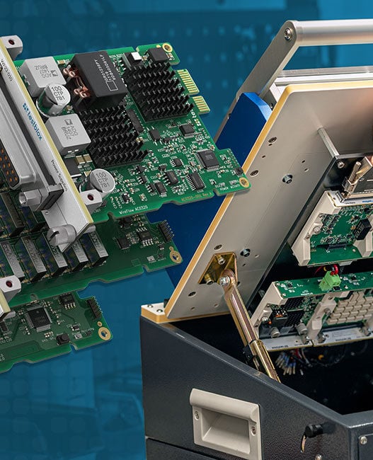 Testblox modules + in-fixture test application